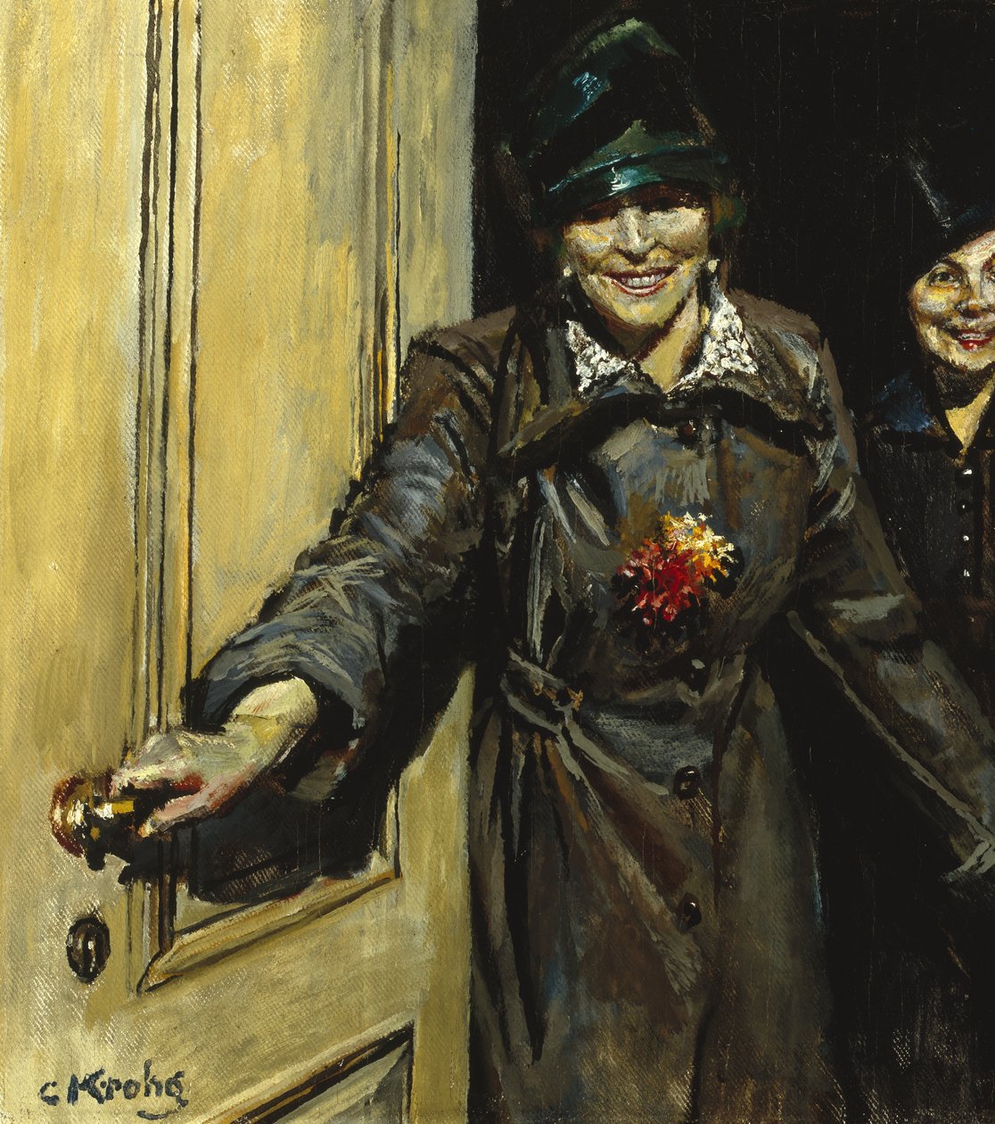 Här kommer vi (olja på duk) av Christian Krohg