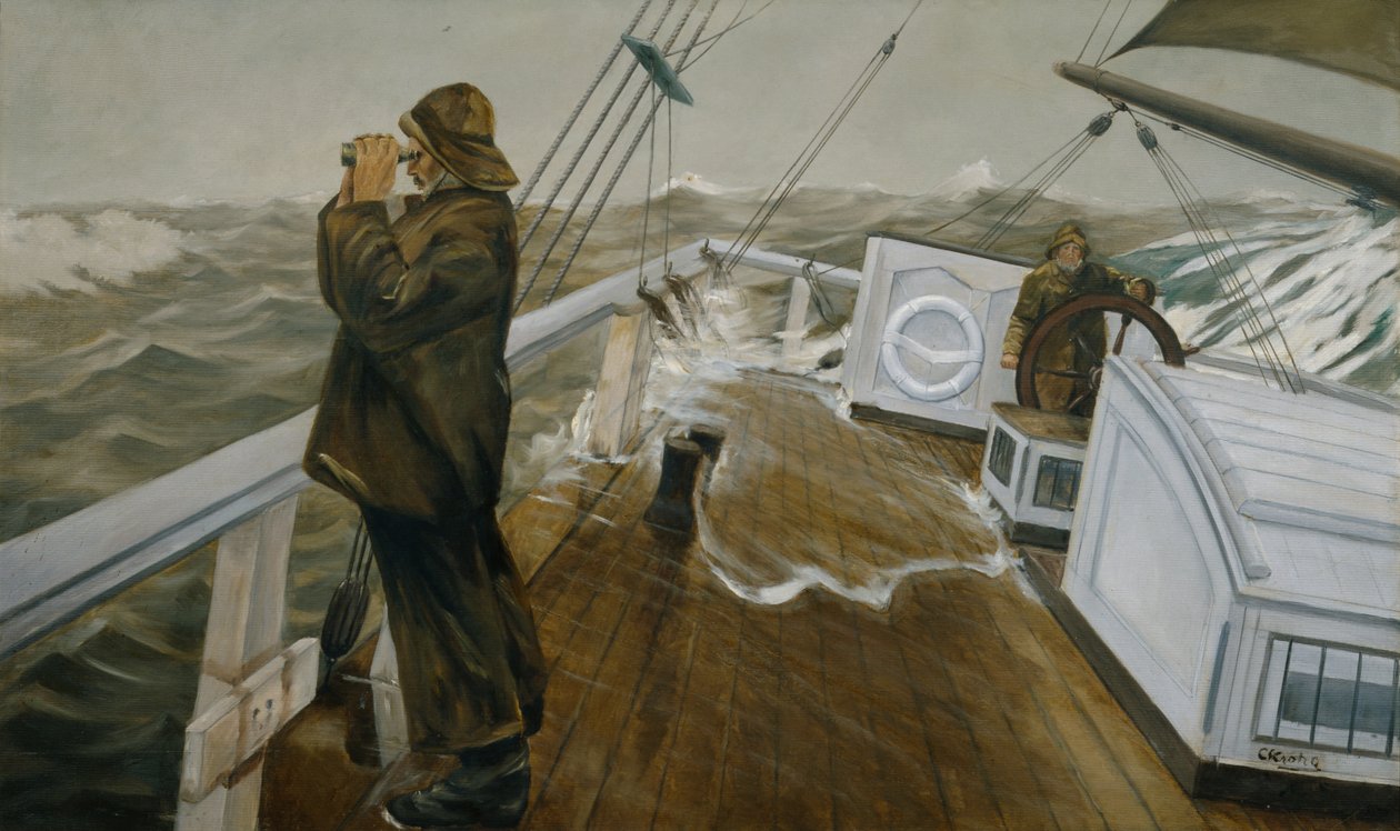 Söker pilot av Christian Krohg