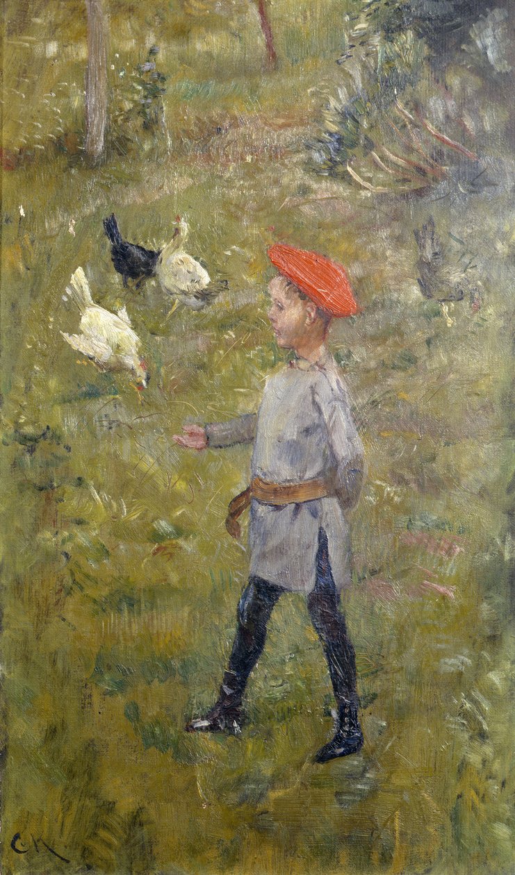 Per med hönsen, Hvitsten av Christian Krohg