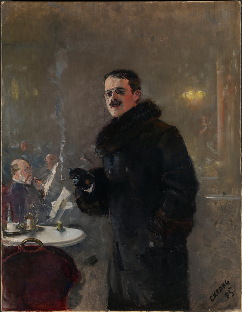 Porträtt av Gerhard Munthe 1849-1929, 1885. av Christian Krohg