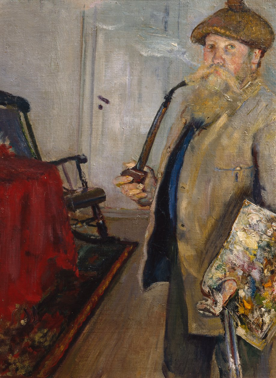 Självporträtt av Christian Krohg
