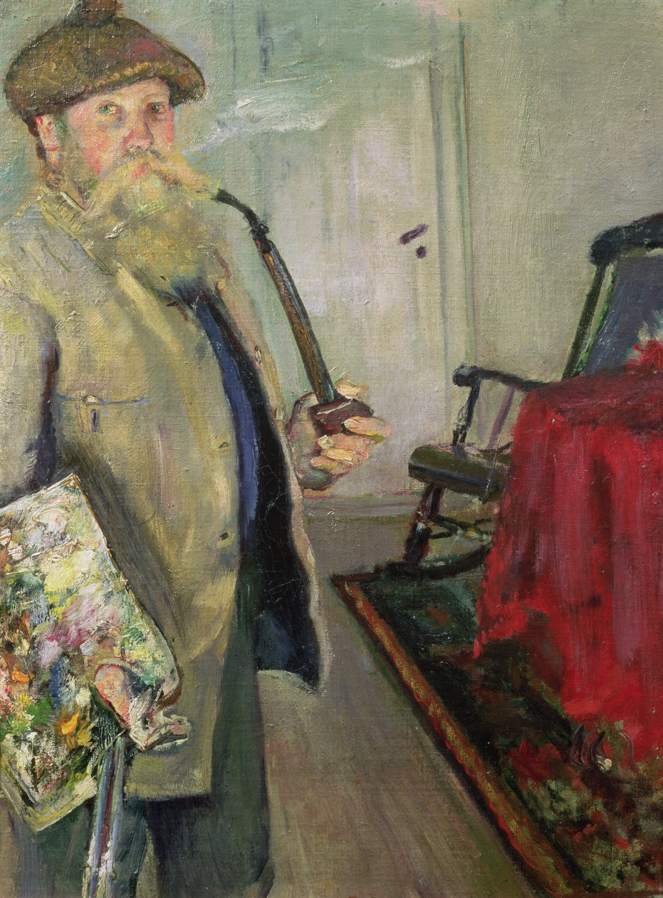Självporträtt av Christian Krohg