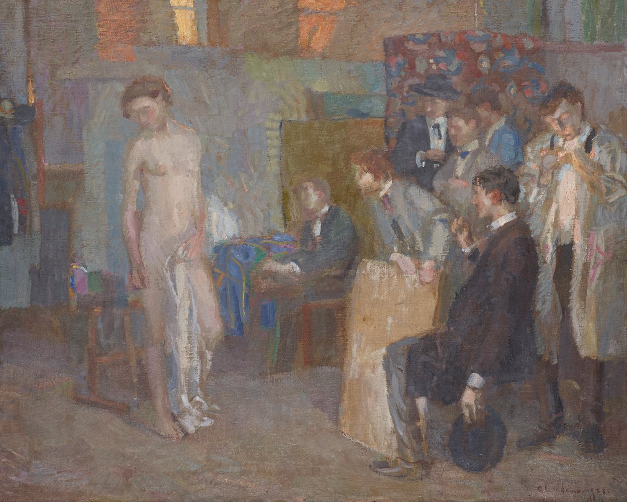 Atelierszene av Christian Landenberger