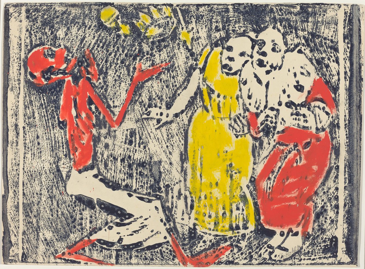 Död som jonglör, 19181919. av Christian Rohlfs