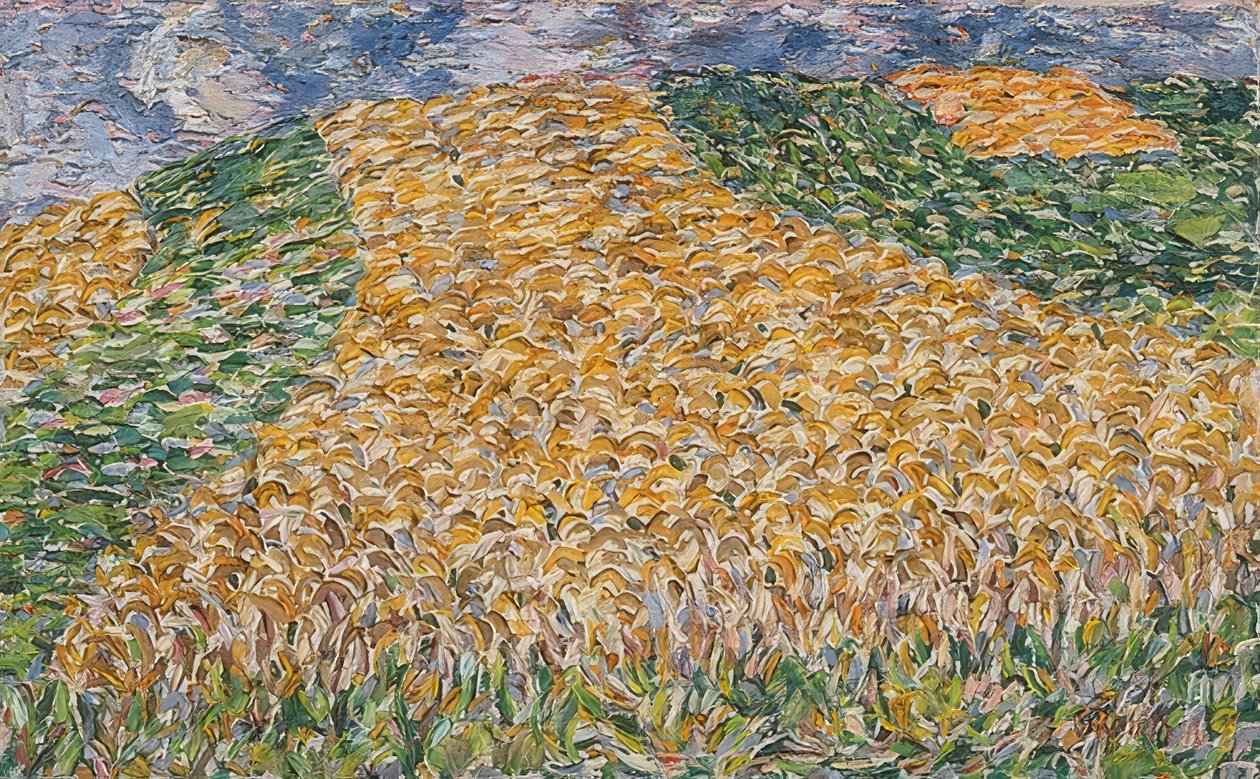 Kornfeld. 1907 av Christian Rohlfs