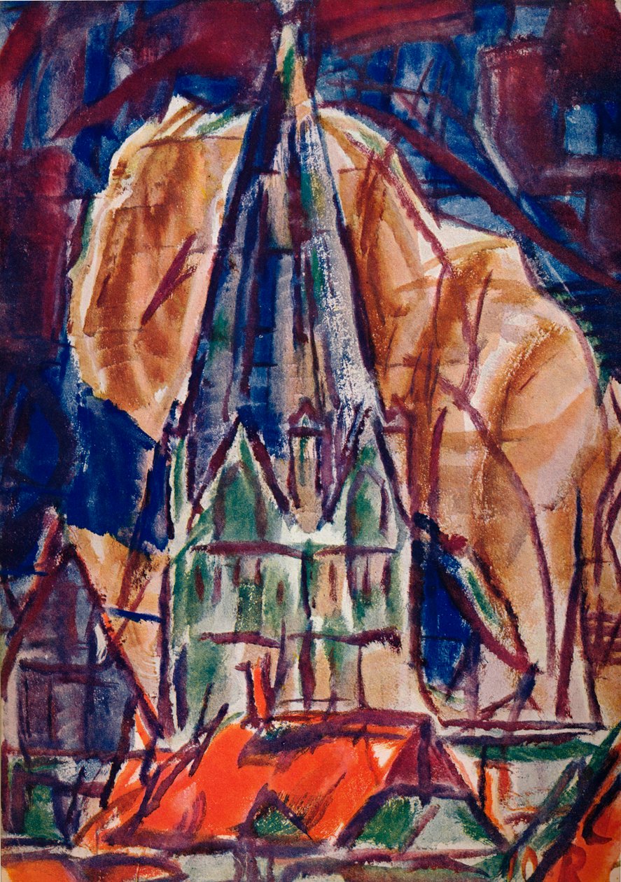 S:t Patrocus i Soest, c1912 av Christian Rohlfs