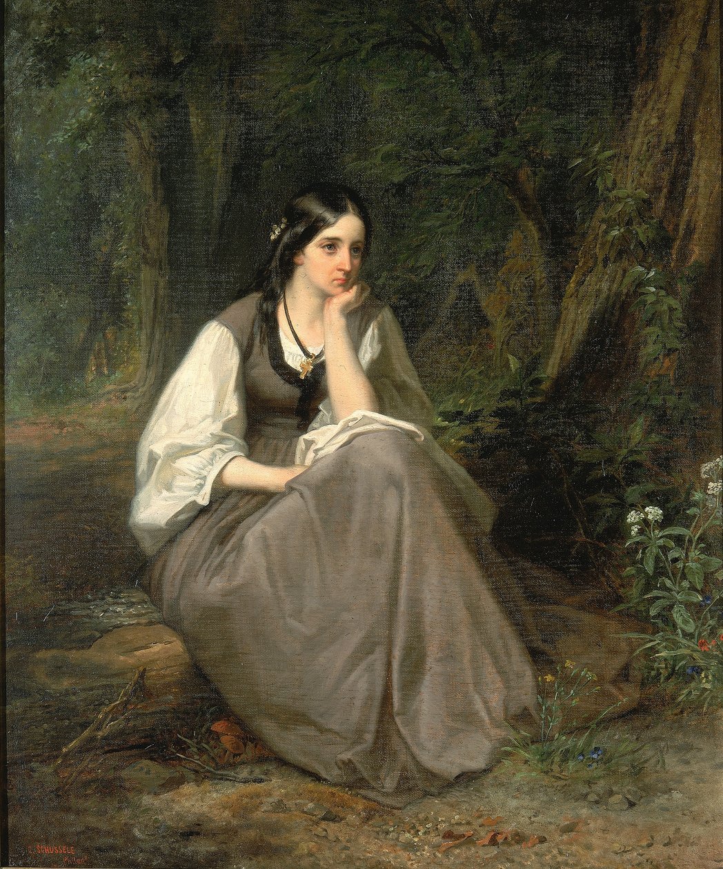 Evangeline av Christian Schussele