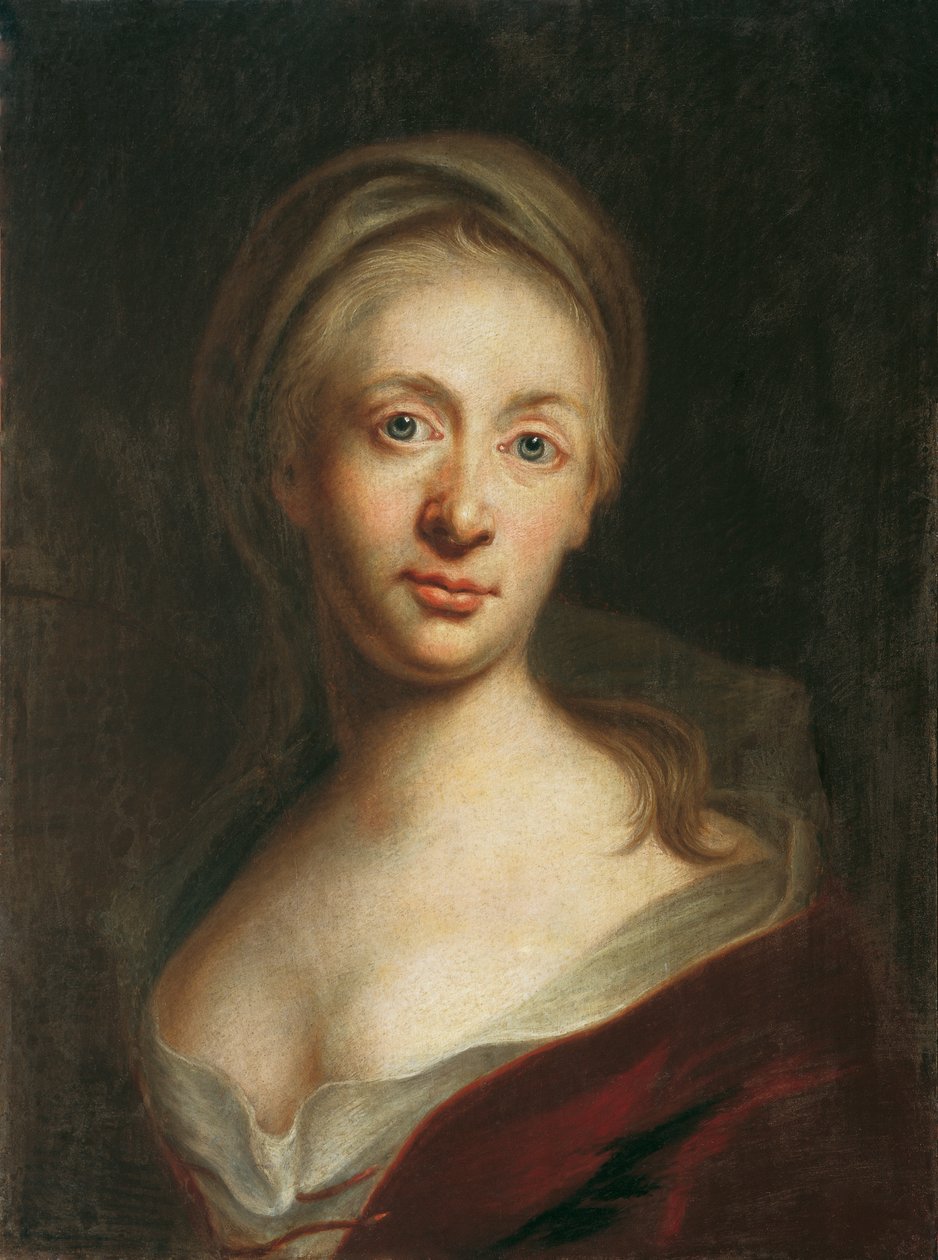porträtt av en dam av Christian Seybold