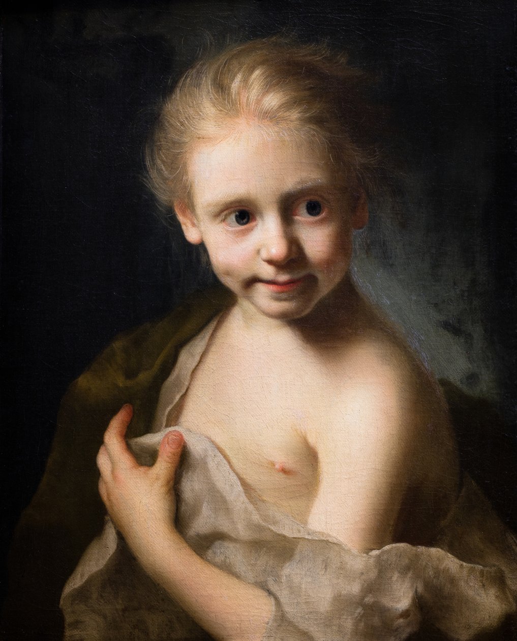Liten blond flicka av Christian Seybold