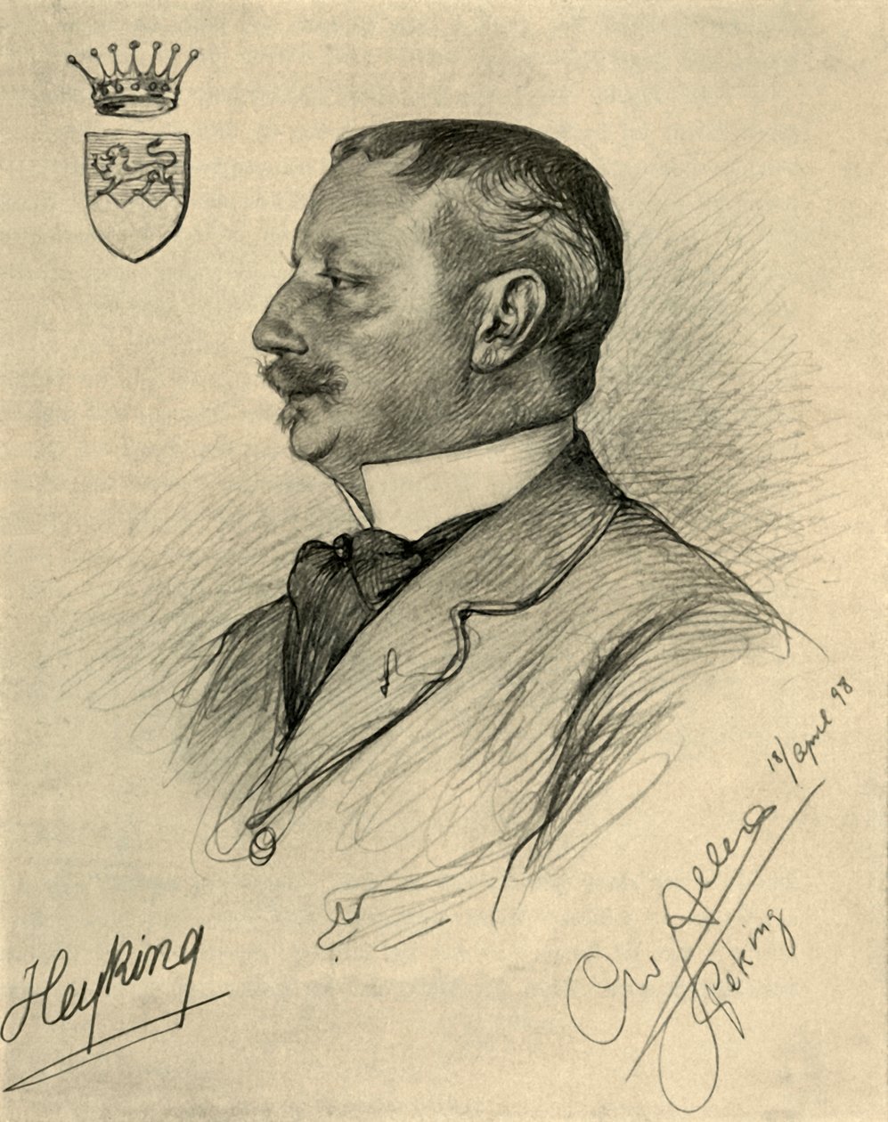 Edmund von Heyking, Peking, 1898. av Christian Wilhelm Allers
