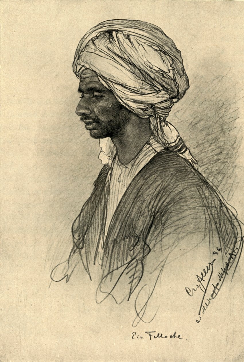 Fellah, Egypten, 1898. av Christian Wilhelm Allers