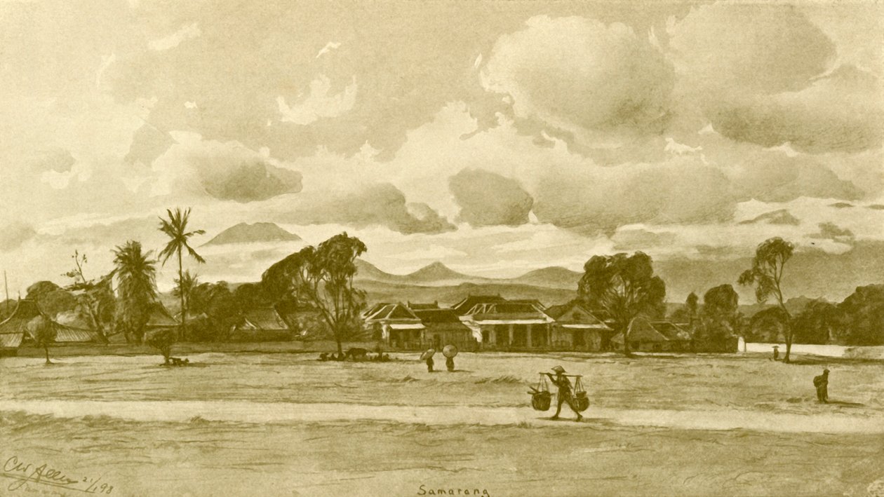 Semarang, Java, 1898. av Christian Wilhelm Allers