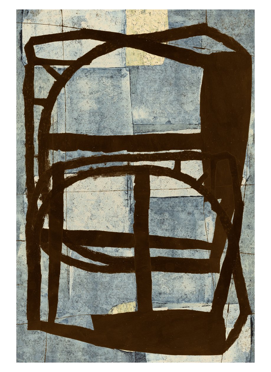 Iron Gate, 2022 (monoprint) av Christina Fedyk