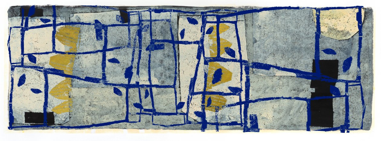 Solhus, 2022 (monoprint) av Christina Fedyk