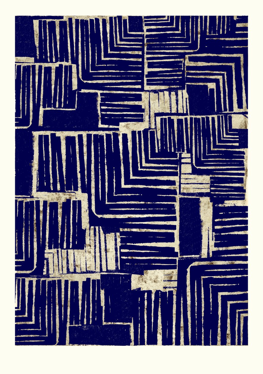 The Levels, 2022 (monoprint) av Christina Fedyk