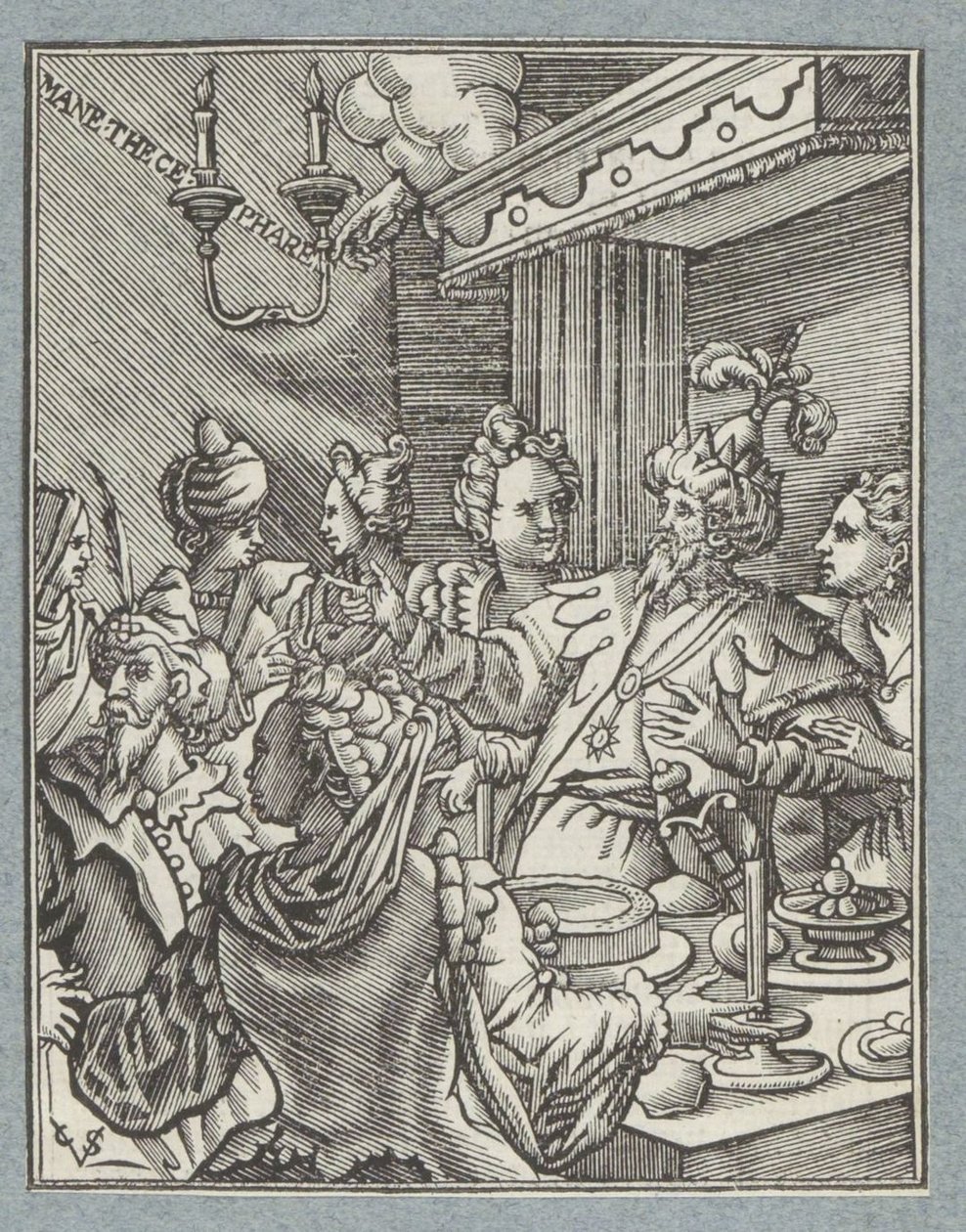 Belsassars högtid av Christoffel van Sichem (II)