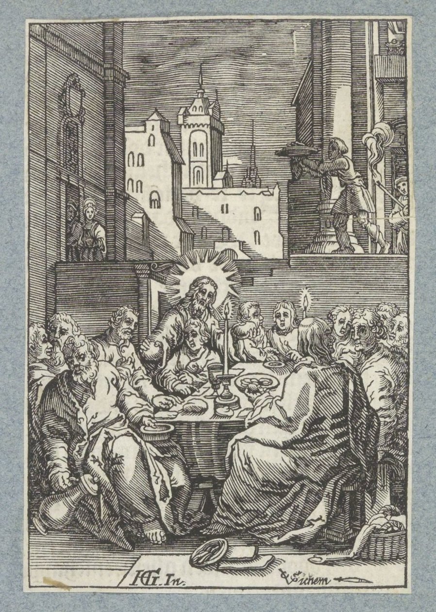 Sista måltiden av Christoffel van Sichem (II)