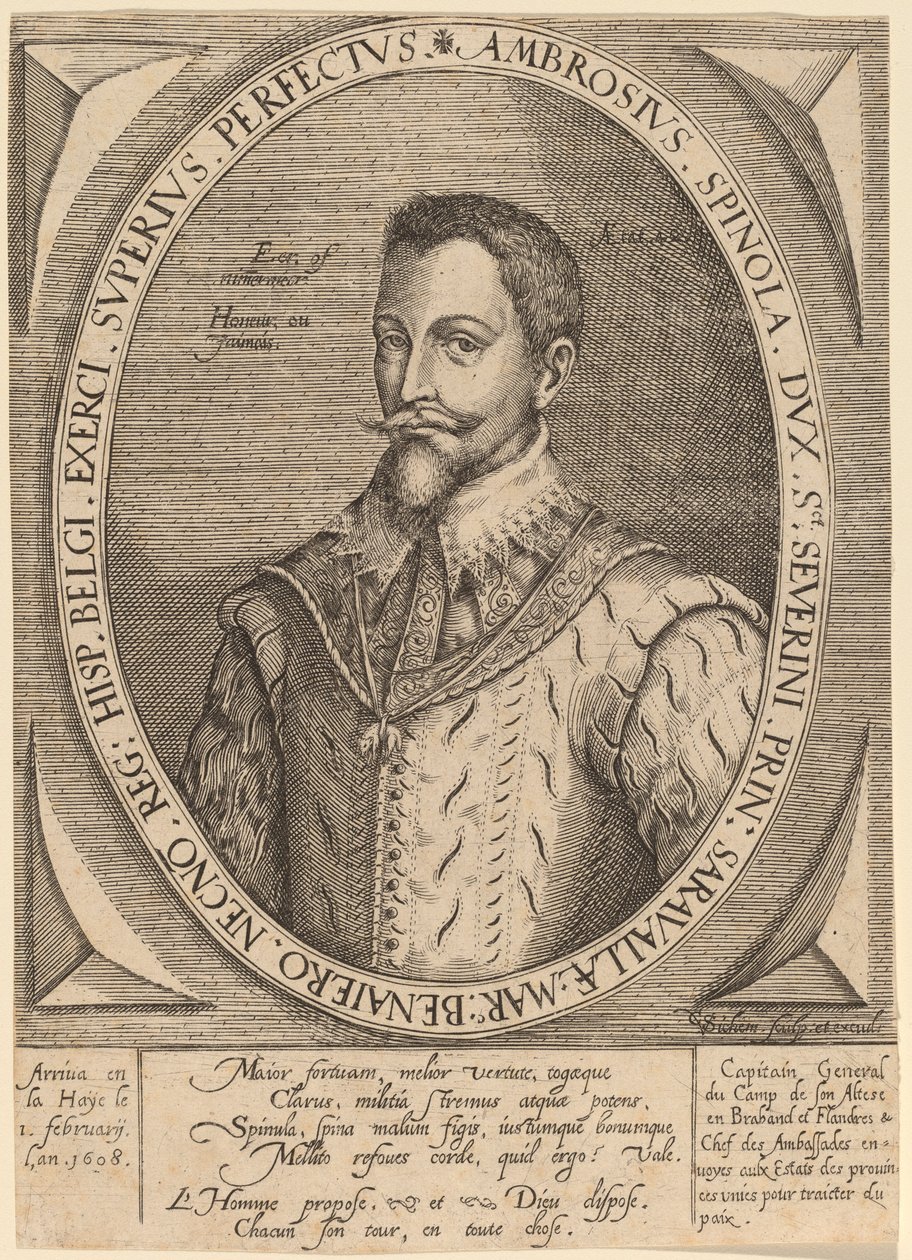 Ambrosius Spinola av Christoffel van Sichem I