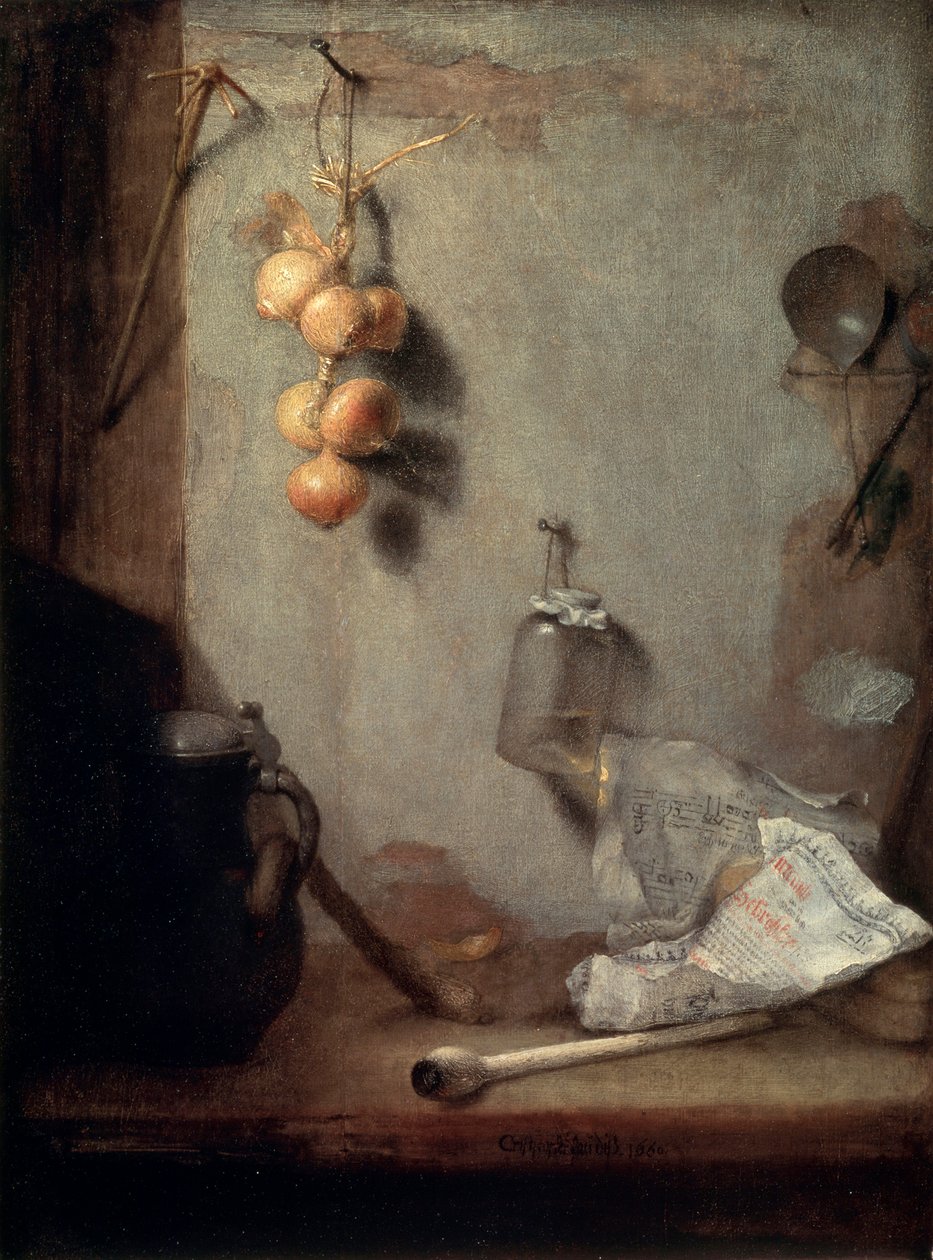Stilleben, 1660 av Christoph Paudiss
