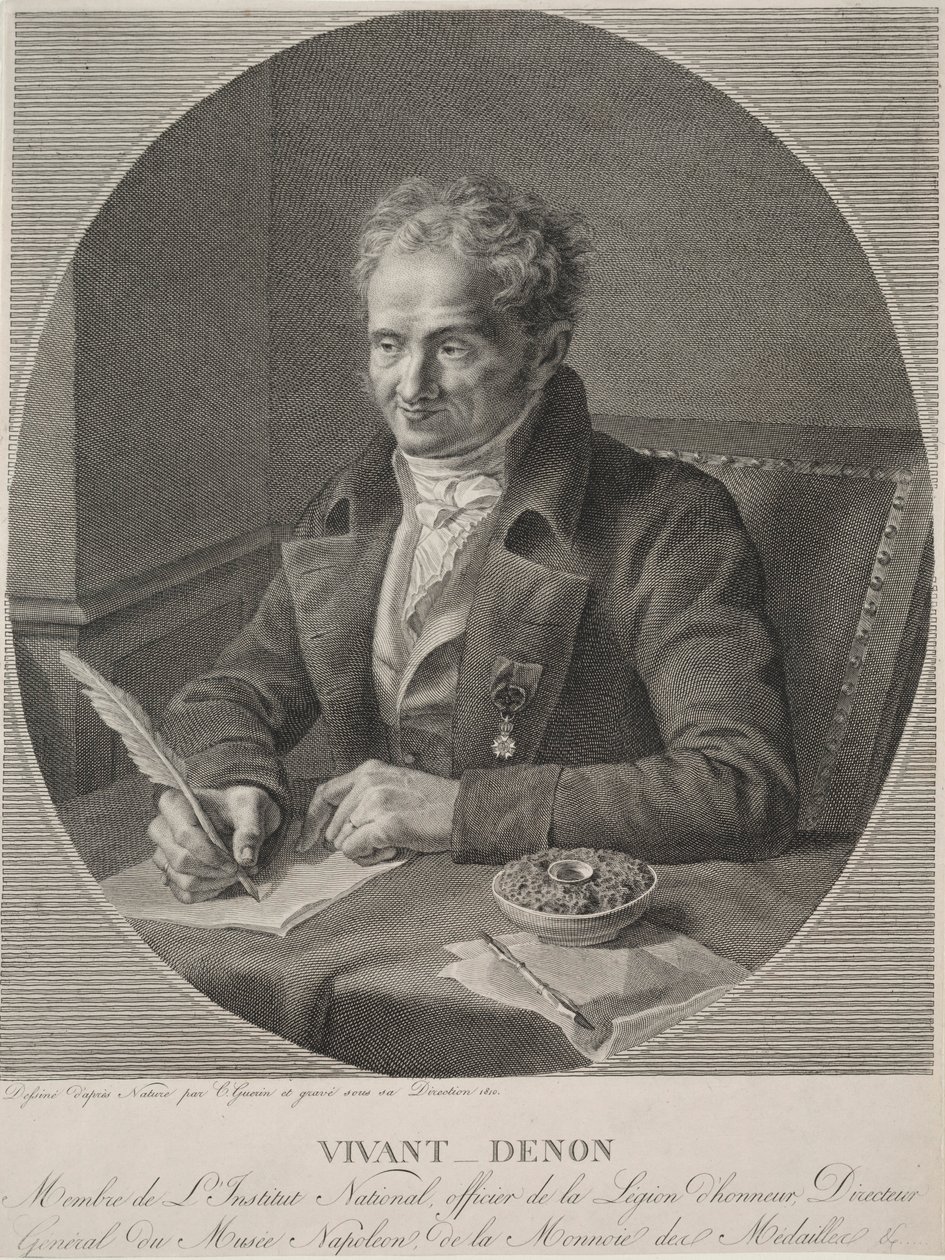 Dominique Vivant-Denon, 1810. av Christophe Guerin
