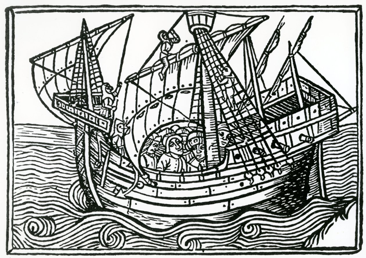 Ett spanskt skepp, 1496 av Christopher Columbus