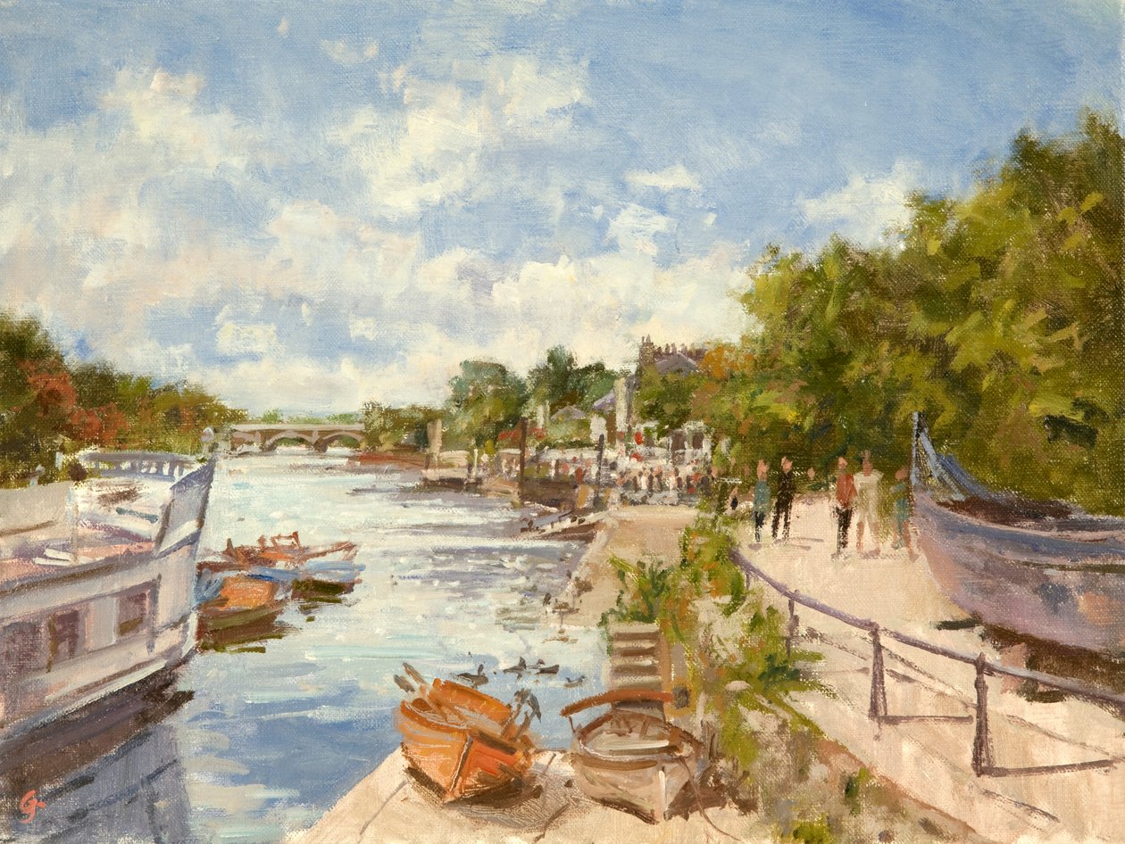 Themsen vid Richmond, 2012 av Christopher Glanville