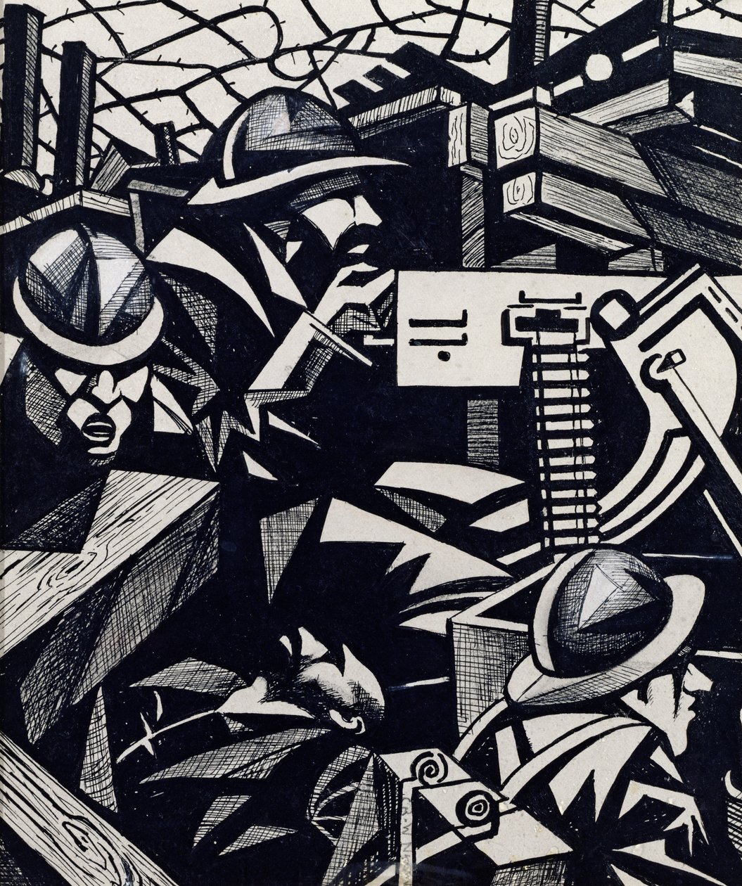 Maskingeväret av Christopher Richard Wynne Nevinson