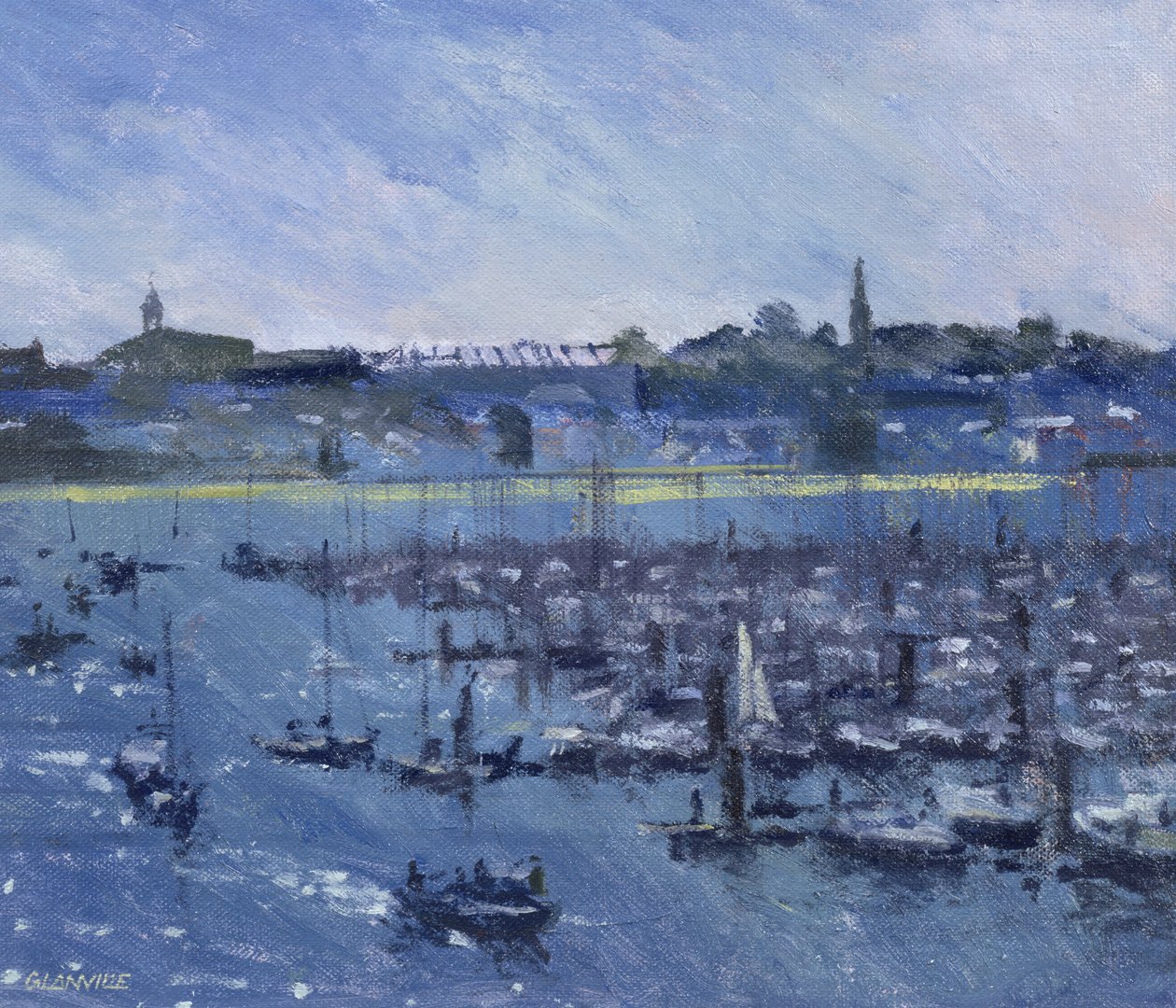 St. Malo (olja på duk) av Christopher Glanville