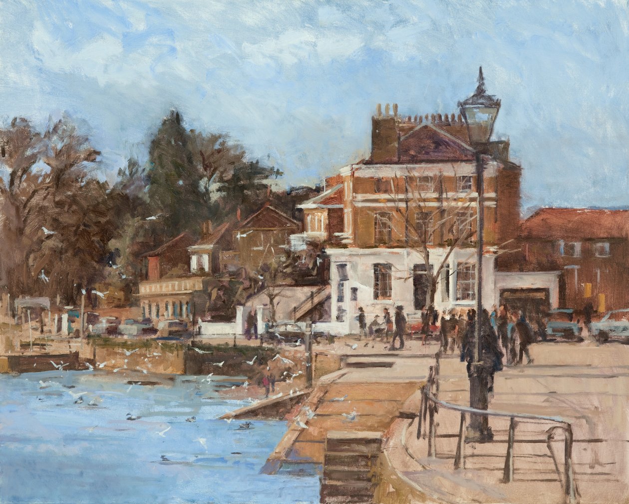 Winter Walkers Richmond av Christopher Glanville