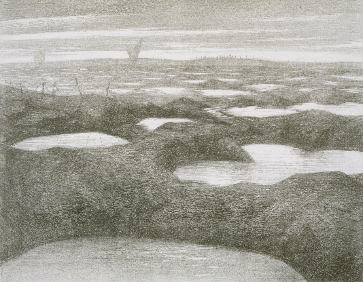 Efter en push, 1918 av Christopher Richard Wynne Nevinson