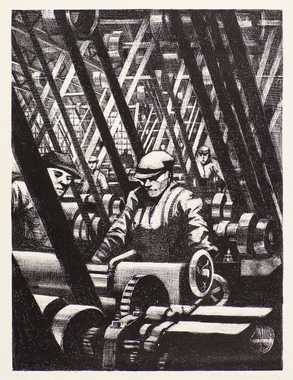 Att göra motorn av Christopher Richard Wynne Nevinson