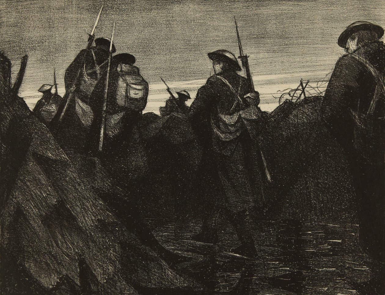 Lättnader i gryningen av Christopher Richard Wynne Nevinson