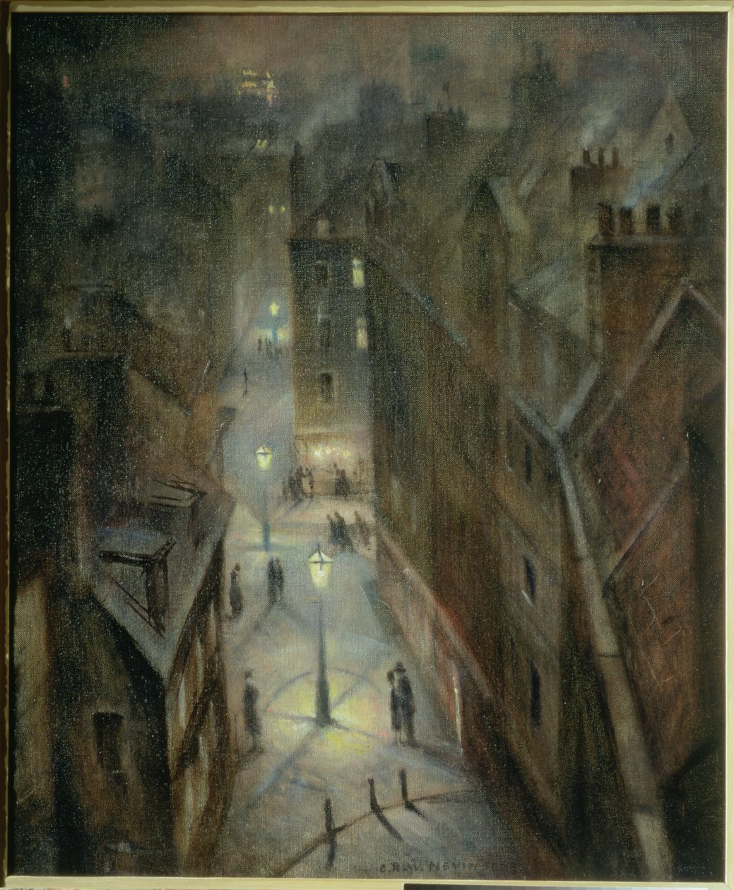 Soho Twilight, ca 1924 av Christopher Richard Wynne Nevinson