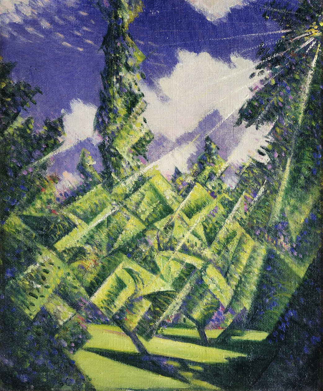 De fyra årstiderna: Sommar, ca 1919 av Christopher Richard Wynne Nevinson