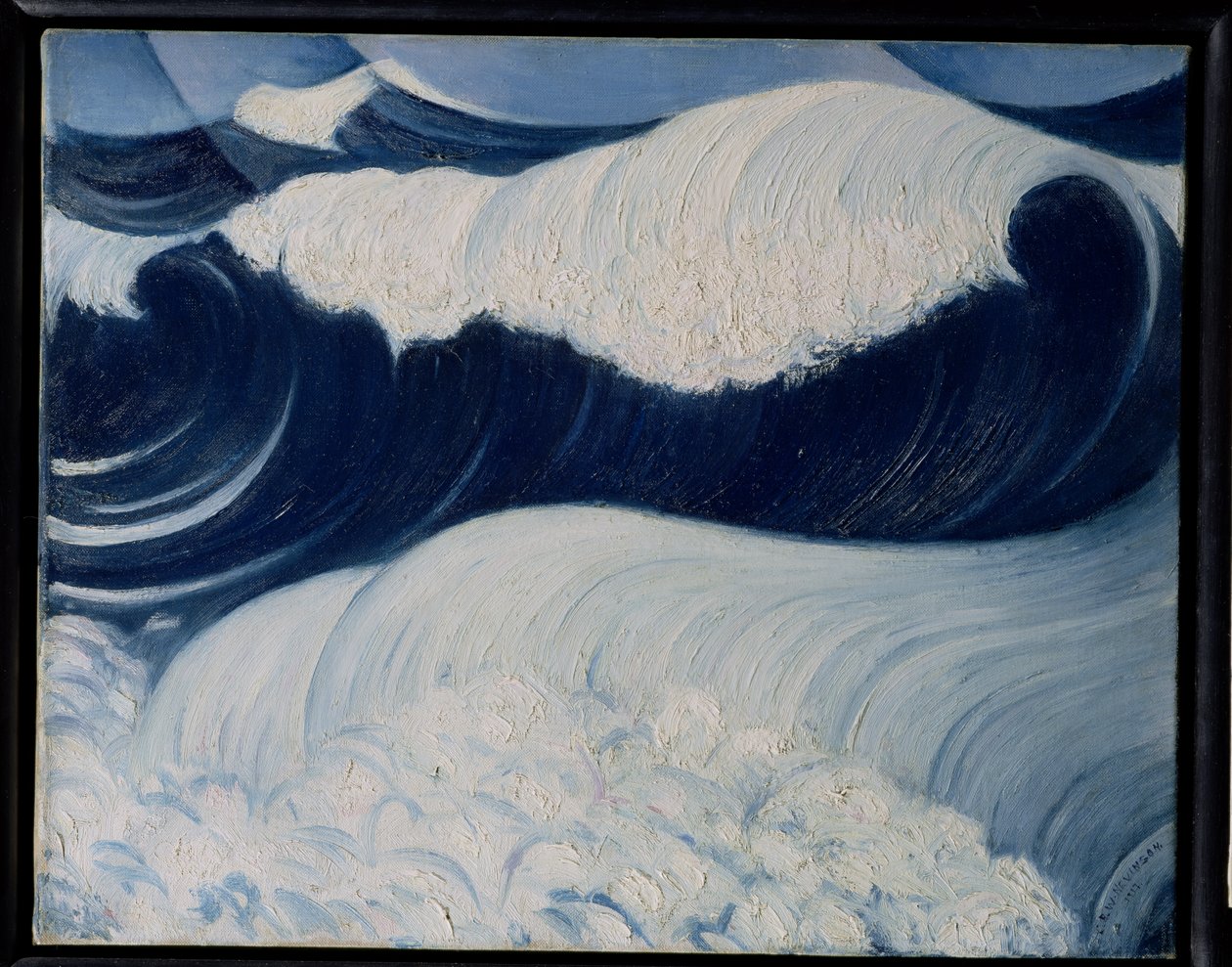 Vågen, 1917 av Christopher Richard Wynne Nevinson