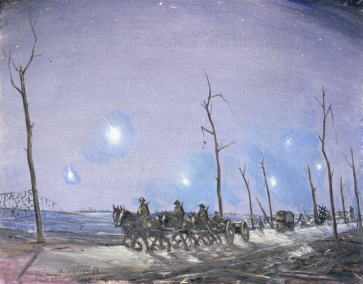 Verey Lights, 1918 av Christopher Richard Wynne Nevinson