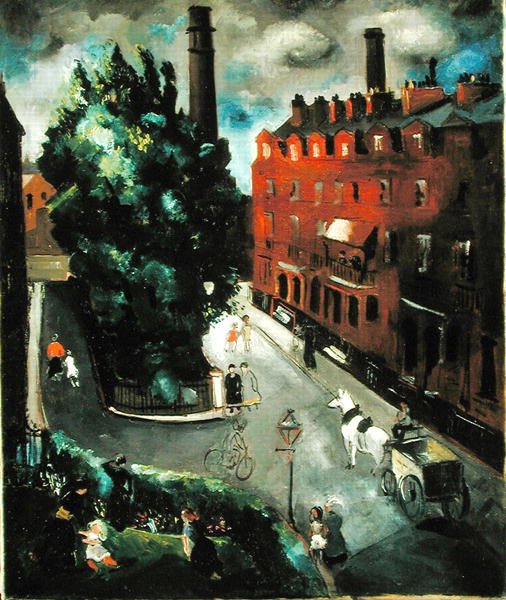 Ett Chelsea Square av Christopher Wood