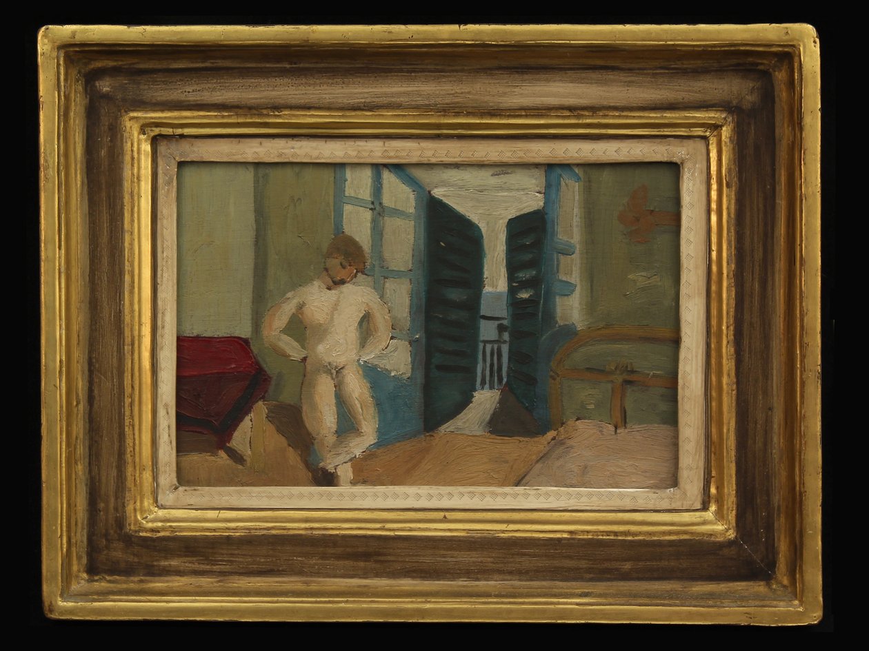 Pojke i sovrummet, ca 1920 av Christopher Wood