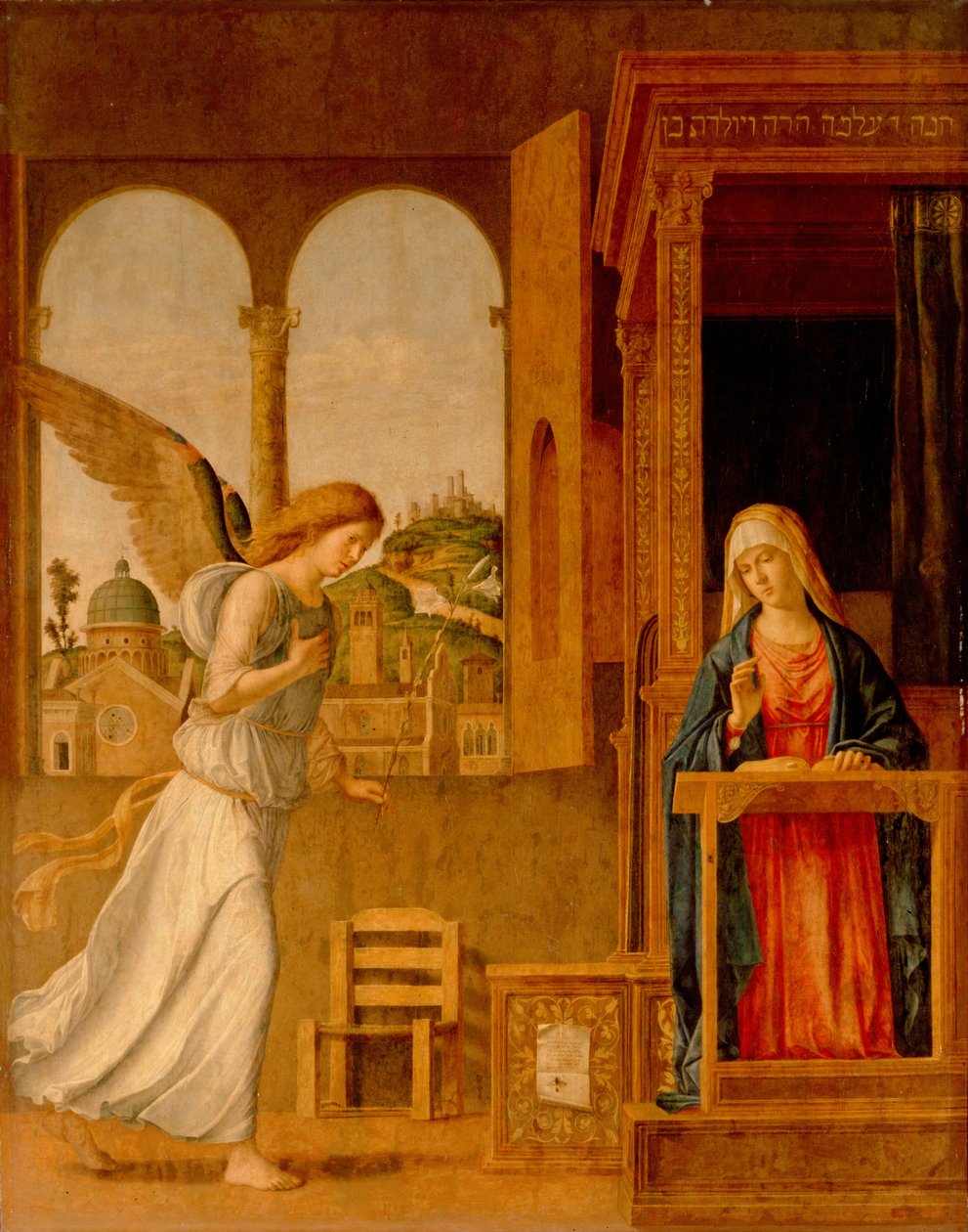 The Annunciation av Cima da Conegliano  