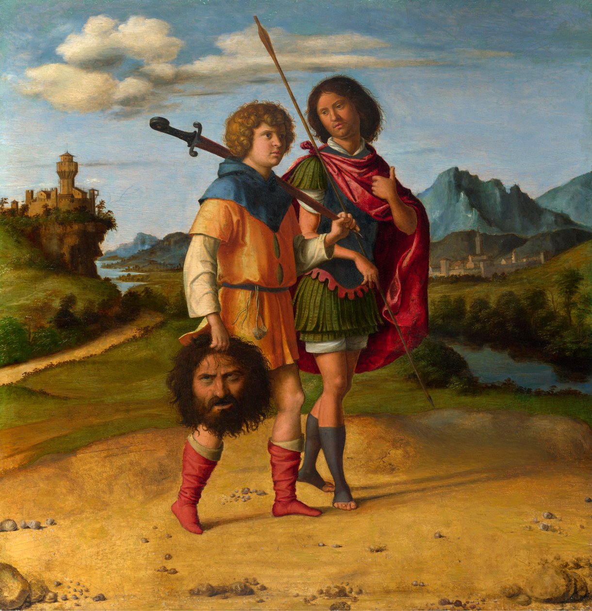 David och Jonathan av Cima da Conegliano