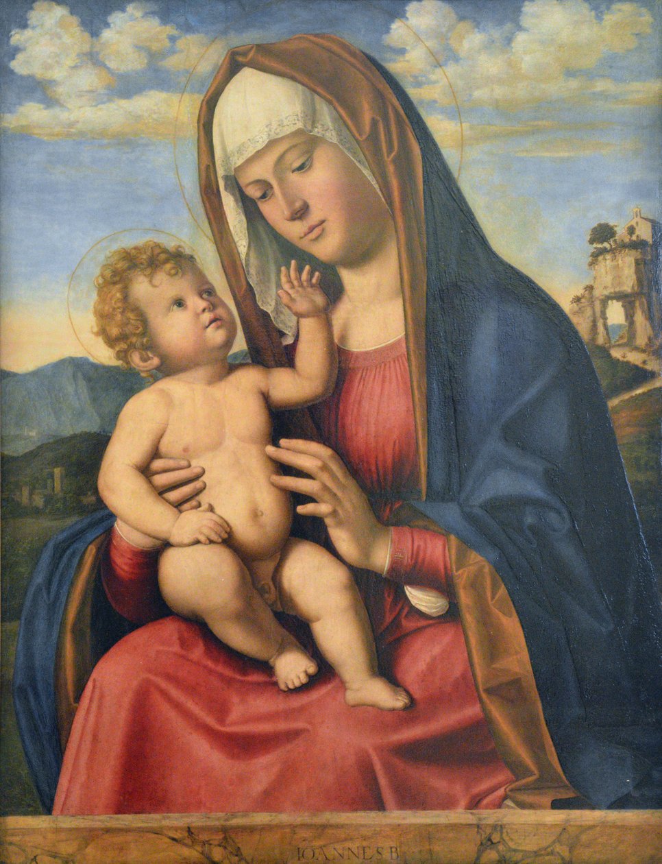 Jungfrun och barnet av Cima da Conegliano
