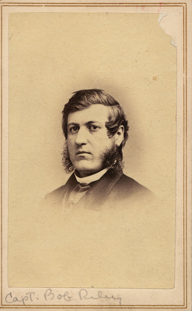 Porträtt av Robert Riley, kapten av Cincinnati Landy