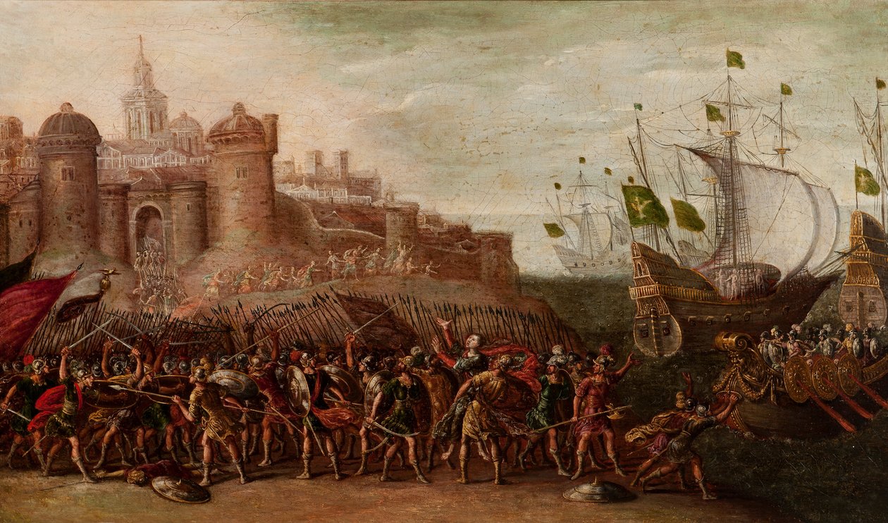 Deborah och Barak mot Sisera av Juan de la Corte
