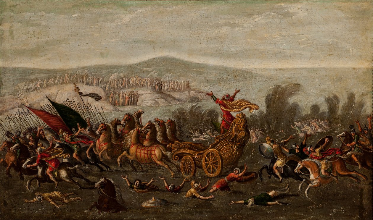 Israeliterna korsar Röda havet av Juan de la Corte