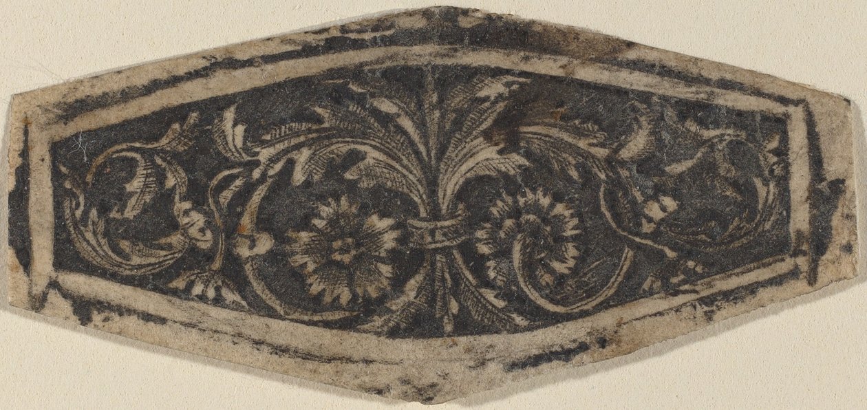 Prydnad i hexagonal form av Circle of Francesco Francia