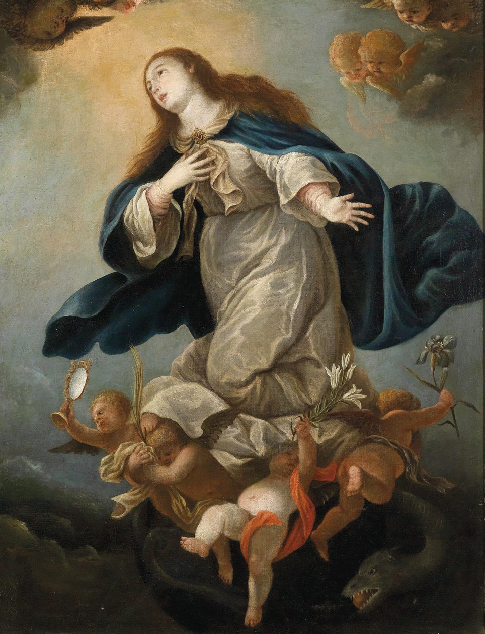 Maria Immaculata av Circle of Mateo Cerezo
