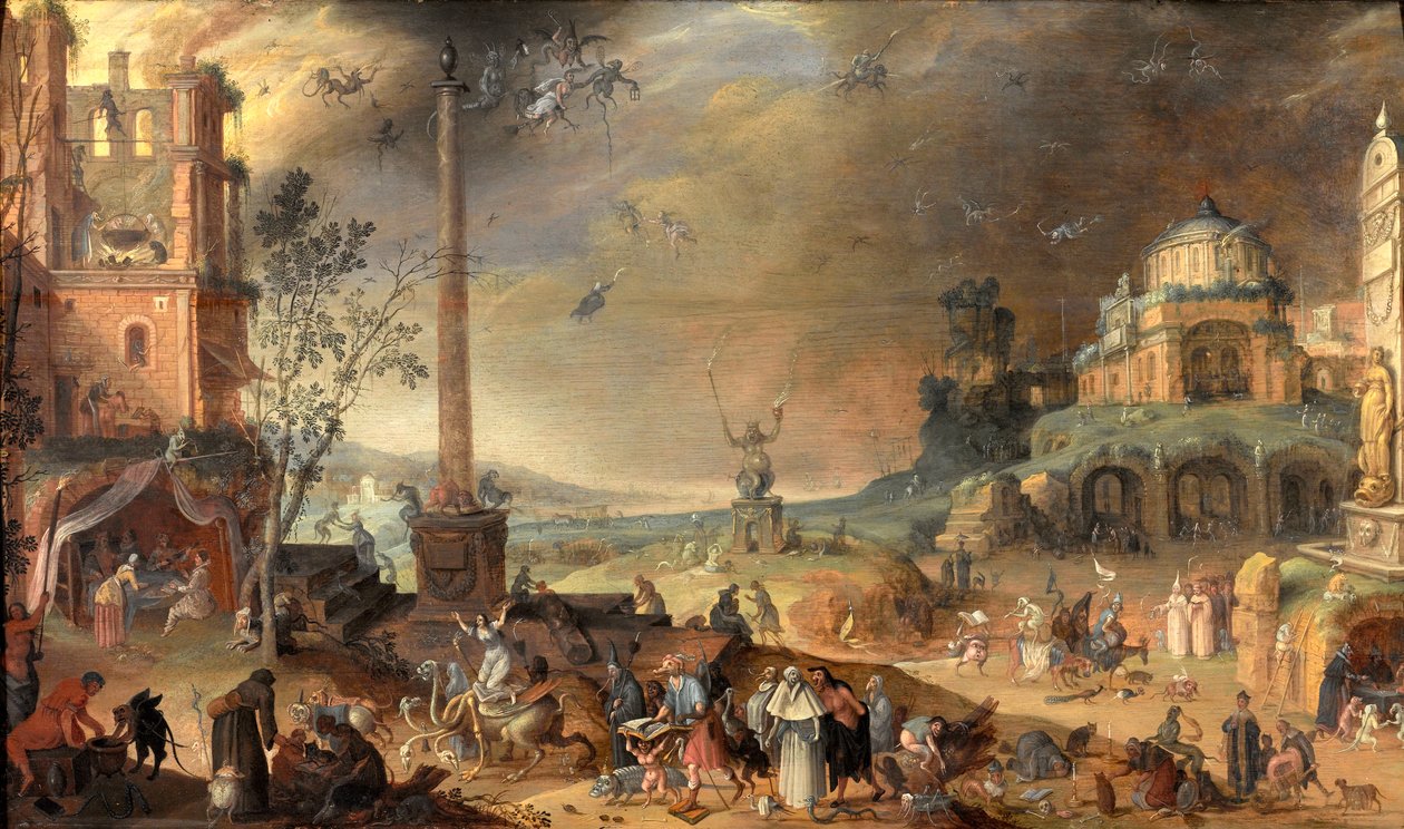 Häxans sabbat av Claes Jacobsz. van der Heck