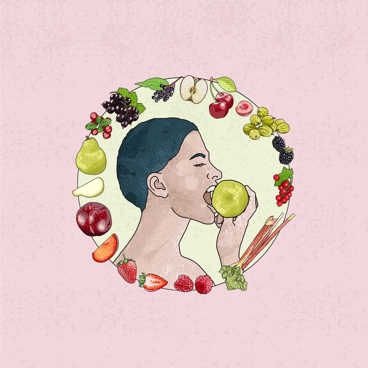 Fruktintag, 2024 (digital) av Claire Huntley