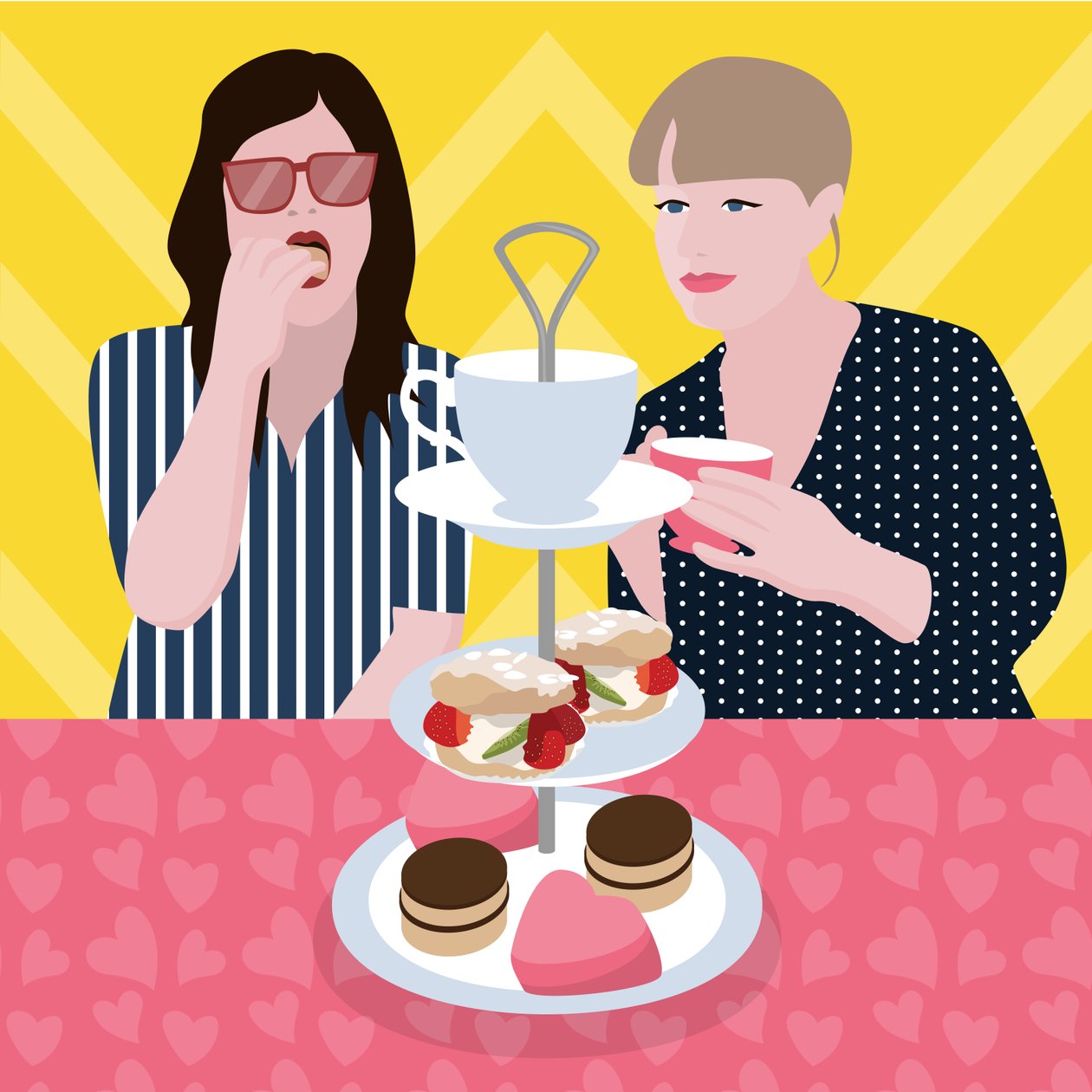 Tea Party av Claire Huntley