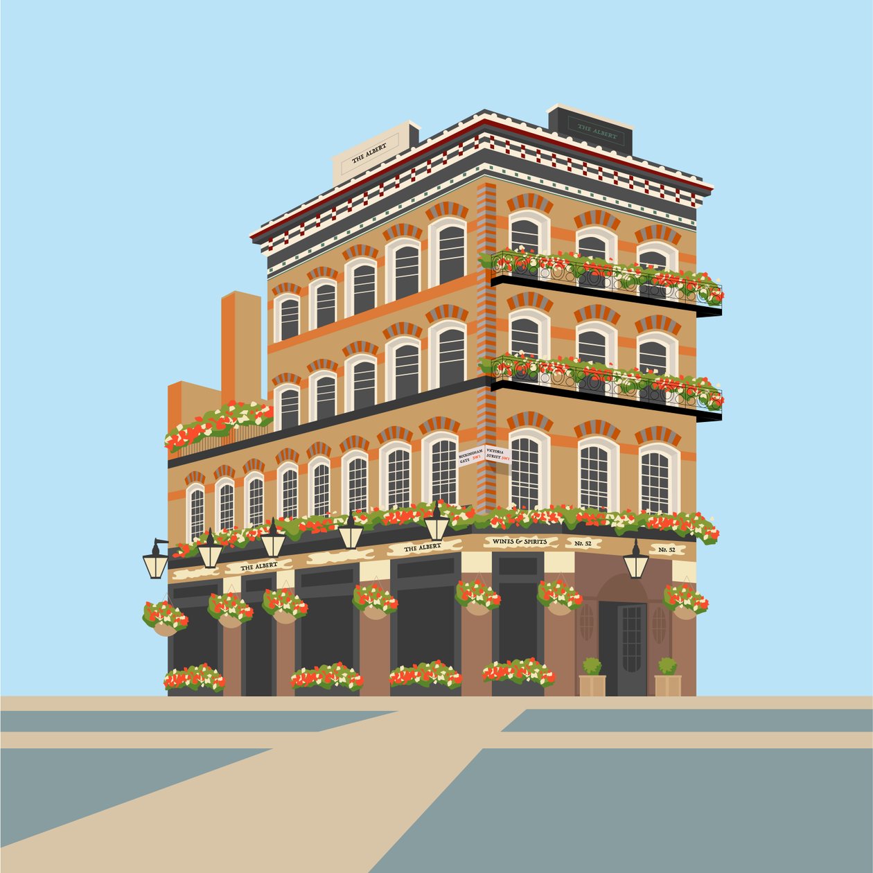 Albert Pub, Victoria av Claire Huntley